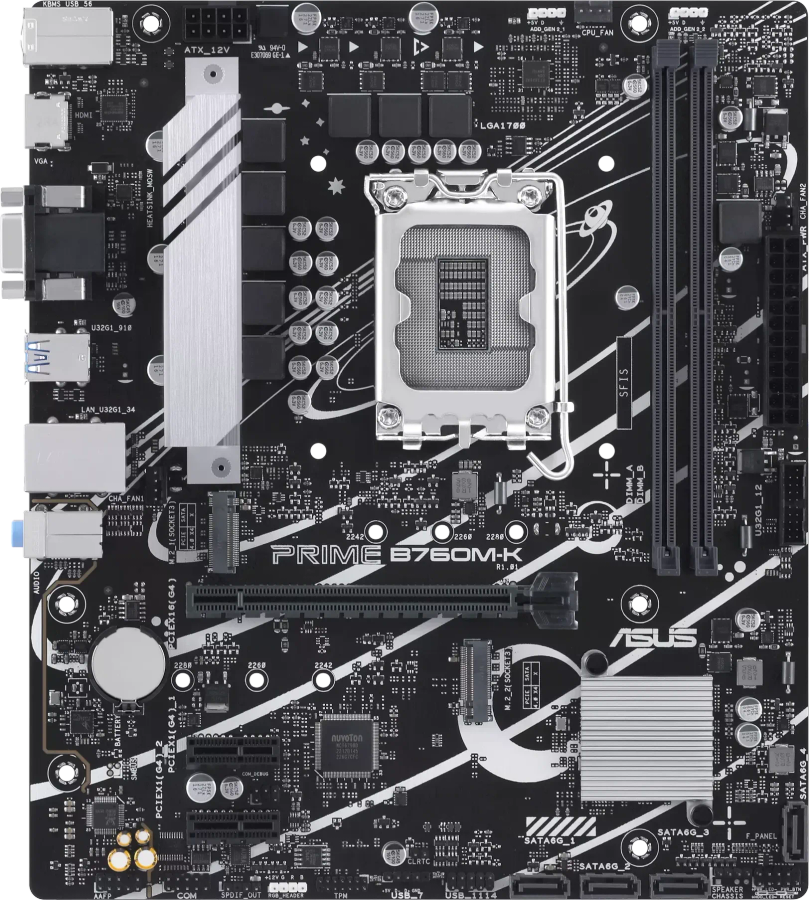 Asus Prime B760M-K Motherboard