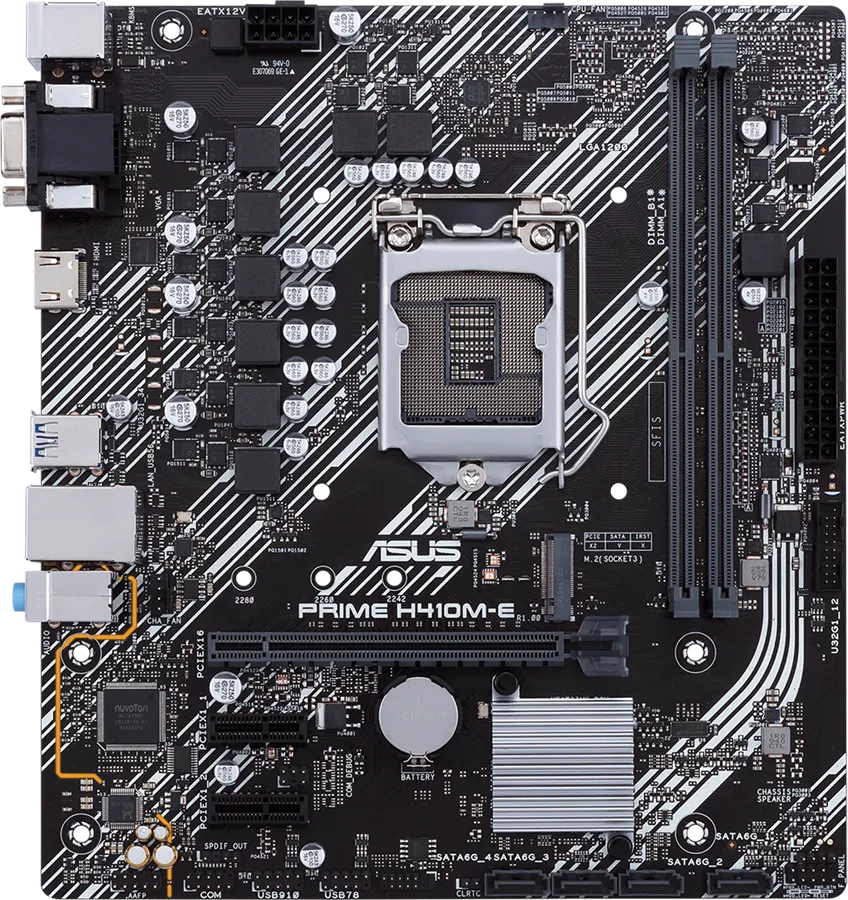 Asus Prime H410M-E Motherboard