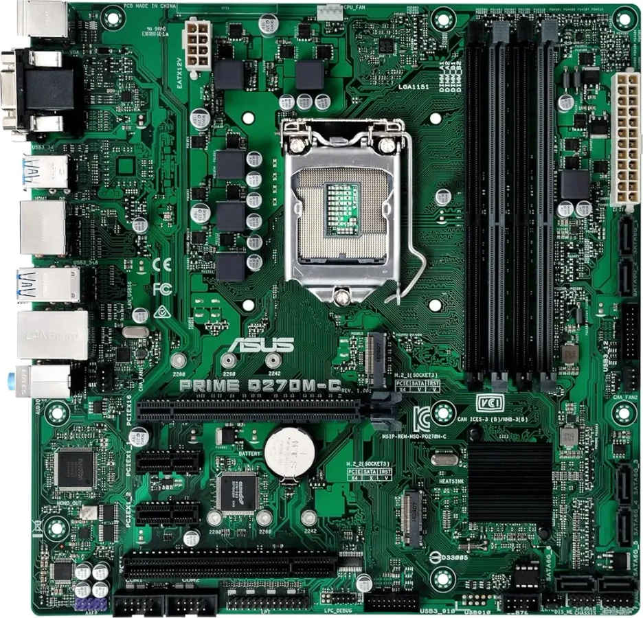 Asus Prime Q270M-C Motherboard