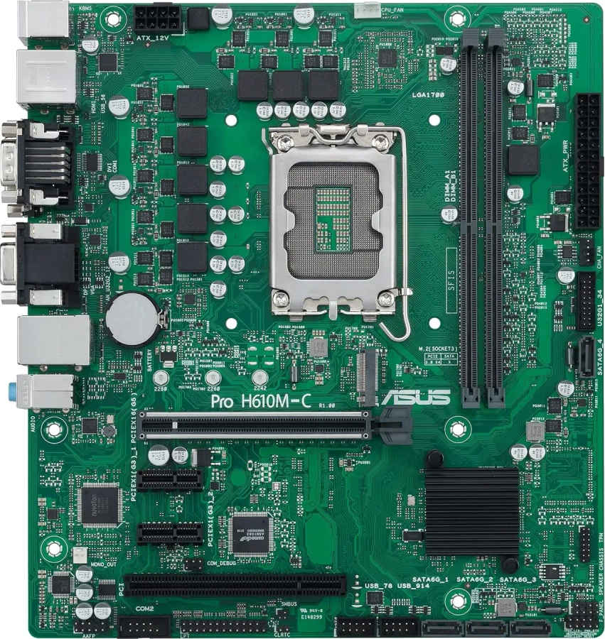 ASUS PRO-H610M-C-CSM Motherboard