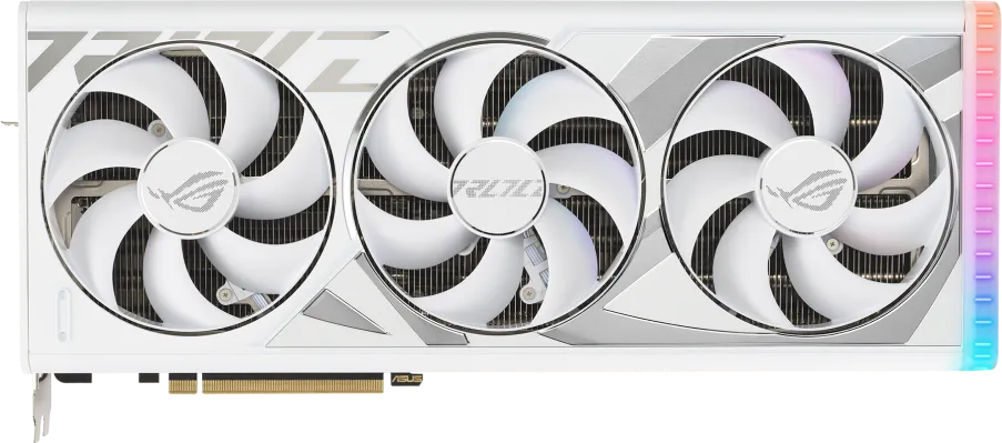 Asus ROG Strix NVIDIA GeForce RTX 4080 White OC Edition 16 GB GDDR6X Graphics Card