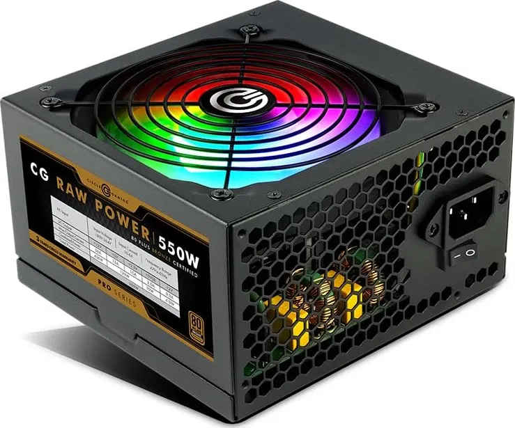 Circle CG RAW POWER 80 Plus Bronze 550 Watts PSU