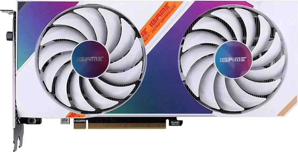 Colorful iGame NVIDIA GeForce RTX 3050 Ultra W DUO OC 8G-V 8 GB GDDR6 Graphics Card