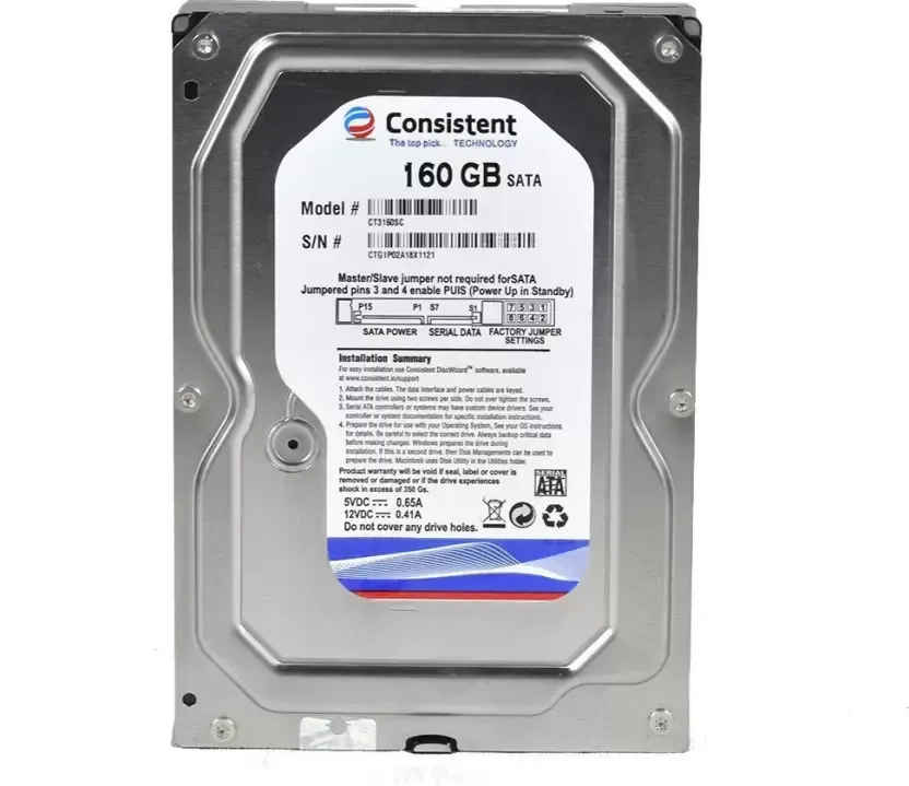 Consistent CT3160SC 160 GB Desktop Internal Hard Disk Drive