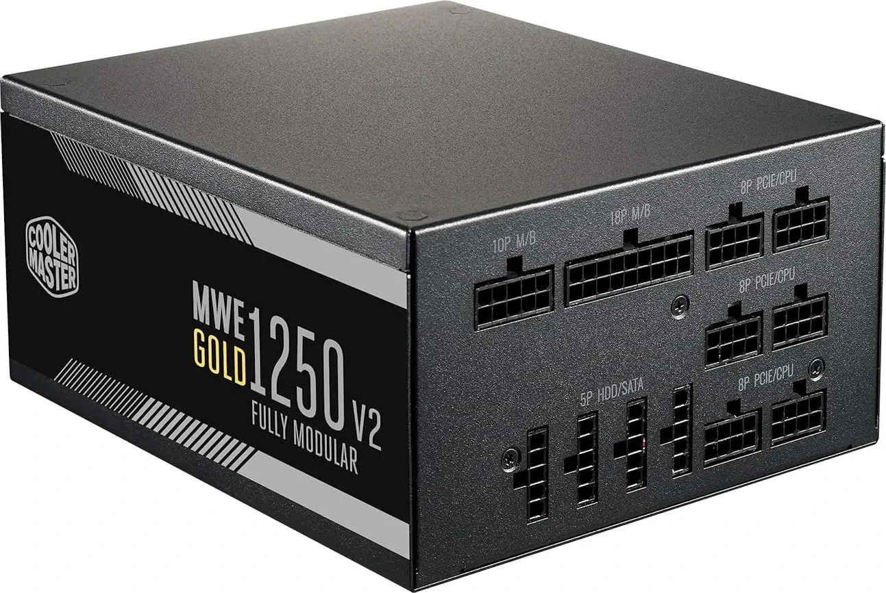 Cooler Master MWE Gold 1250 V2 80 PLUS Gold 1250 Watts Fully Modular PSU