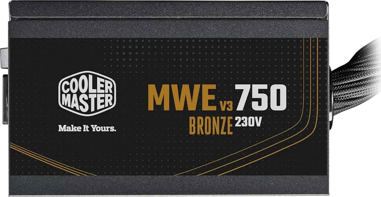 Cooler Master MWE Gold 750-V3 80 Plus Bronze 750 Watts PSU