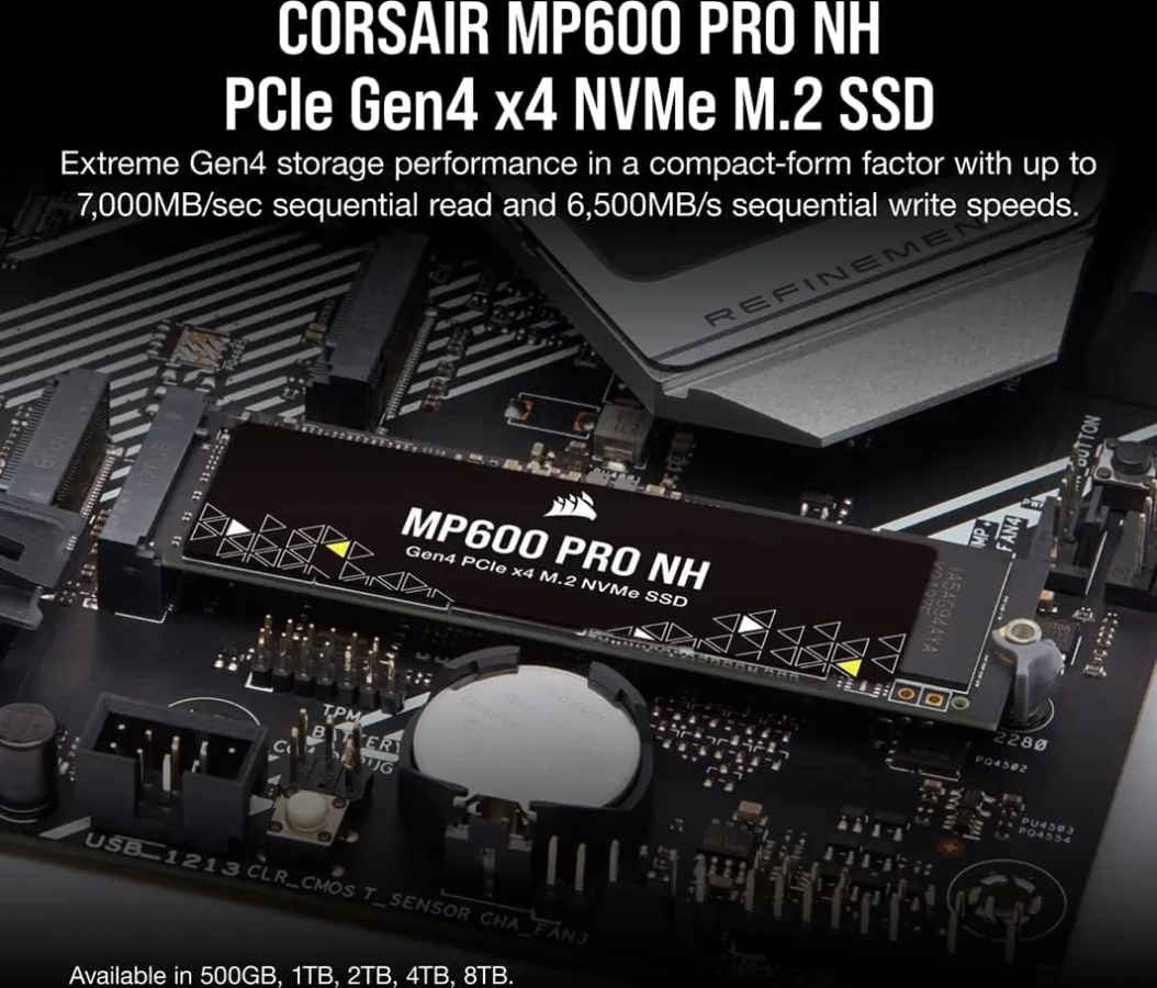 Corsair MP600 Pro NH 1TB Internal Solid State Drive