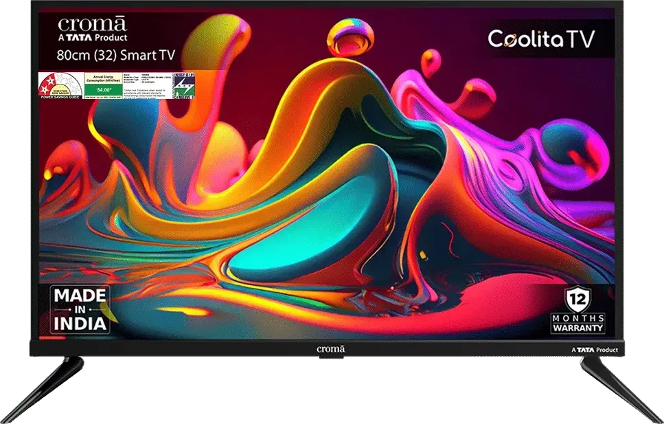 Croma CREL032HCL331801 32 inch HD Ready Smart LED TV