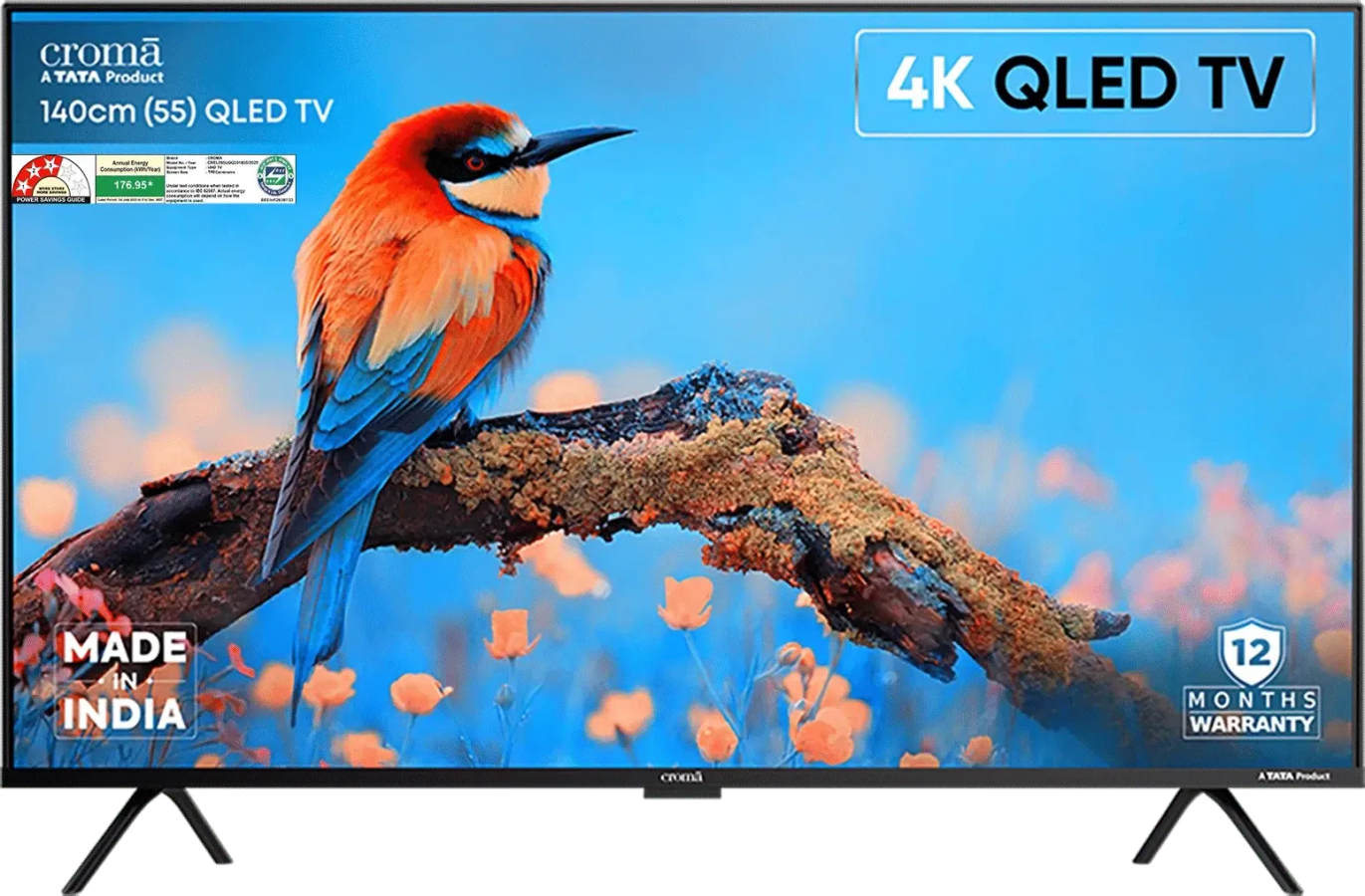 Croma CREL055UGQ331850 55 inch Ultra HD 4K Smart QLED TV