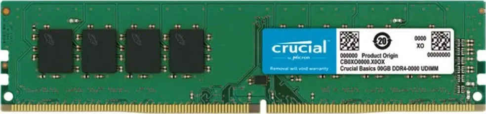 Crucial Basics CB8QU2666 8 GB DDR4-2666 Desktop RAM