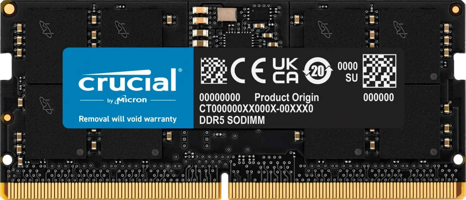 Crucial CT16G48C40S5 16 GB DDR5-4800 Laptop RAM