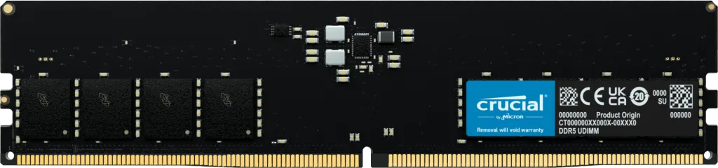 Crucial CT16G52C42U5 16 GB DDR5-5200 Desktop RAM