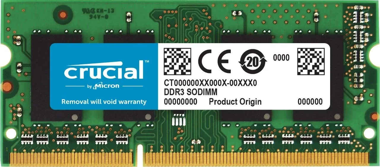 Crucial CT51264BF160B 4 GB DDR3L-1600 Laptop RAM