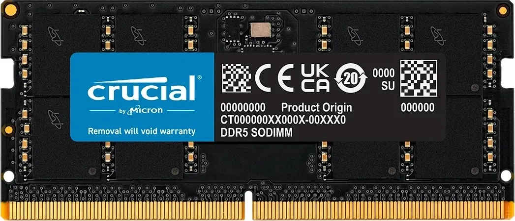 Crucial CT8G48C40S5 8 GB DDR5-4800 Laptop RAM