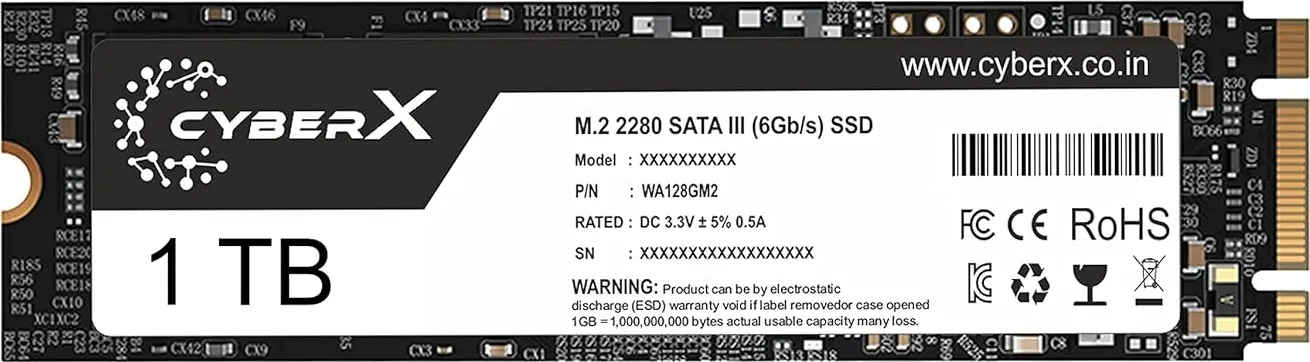 Cyberx ‎CYM-280-1TM 1TB M.2 2280 Internal Solid State Drive