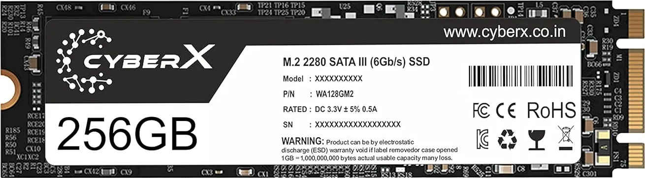 Cyberx ‎CYM-280-256M 256GB M.2 2280 Internal Solid State Drive