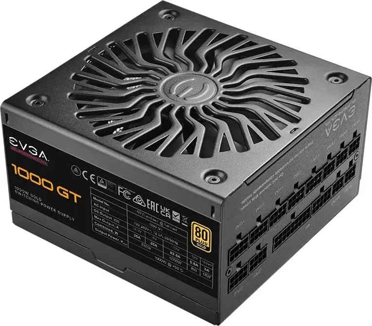 EVGA 220-GT-1000-XN SupernovaGT 80 Plus Gold 1000 Watts Fully Modular PSU