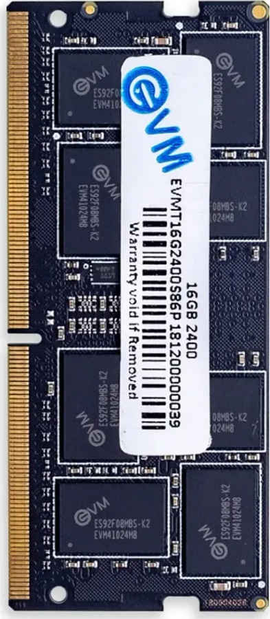 EVM EVMT16G2400S88P 16 GB DDR4-2400 Laptop RAM