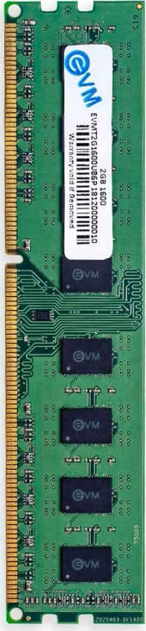 EVM EVMT2G1600U86P 2 GB DDR3-1600 Desktop RAM