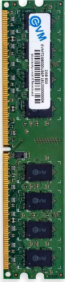 EVM EVMT2G8000U86P 2 GB DDR2-800 Desktop RAM