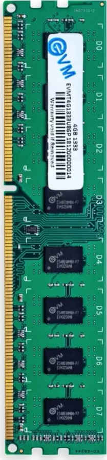 EVM EVMT4G1333U86P 4 GB DDR3-1333 Desktop RAM