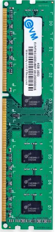 EVM EVMT4G1600U86P 4 GB DDR3-1600 Desktop RAM