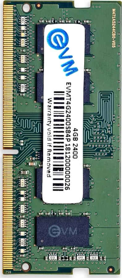 EVM EVMT4G2400S88P 4 GB DDR4-2400 Laptop RAM