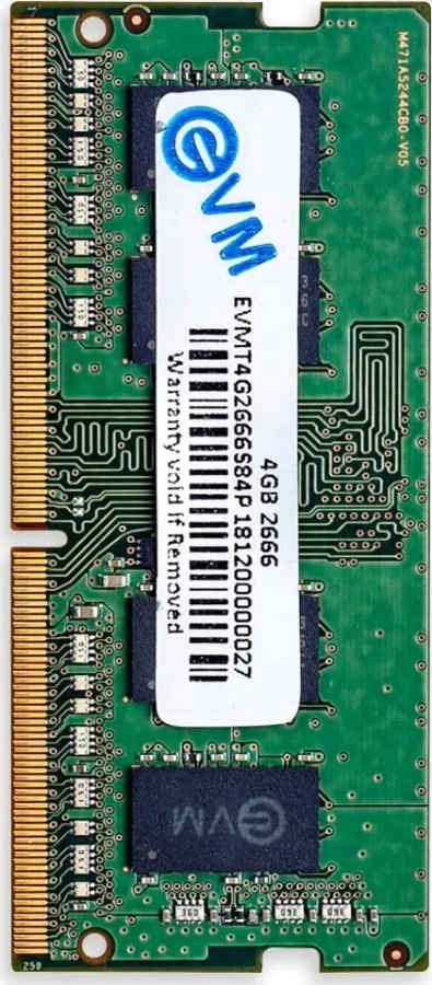 EVM EVMT4G2666S84P 4 GB DDR4-2666 Laptop RAM