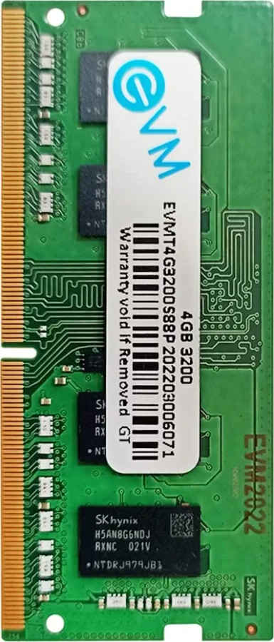 EVM EVMT4G3200S88P 4 GB DDR4-3200 Laptop RAM