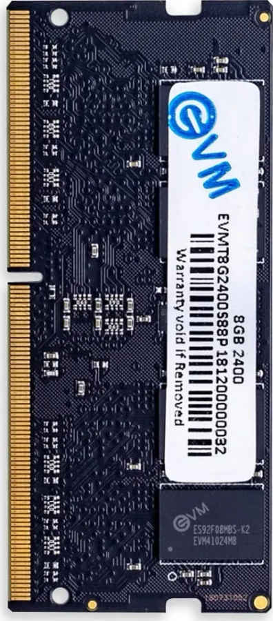 EVM EVMT8G2400S88P 8 GB DDR4-2400 Laptop RAM