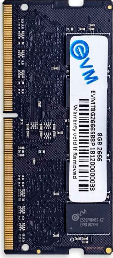 EVM EVMT8G2666S88P 8 GB DDR4-2666 Laptop RAM