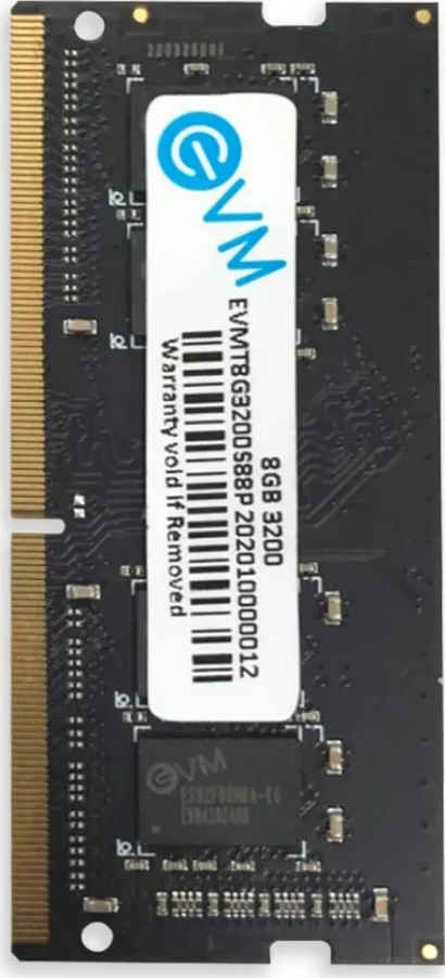 EVM EVMT8G3200S88P 8 GB DDR4-3200 Laptop RAM