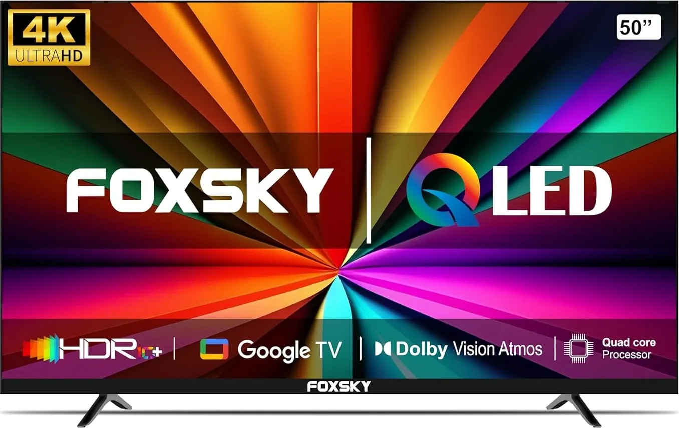 Foxsky FS50GATV 50 inch Ultra HD 4K Smart QLED TV