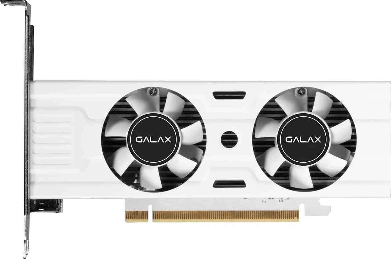Galax NVIDIA GeForce RTX 3050 6 GB LP White 6 GB GDDR6 Graphics Card