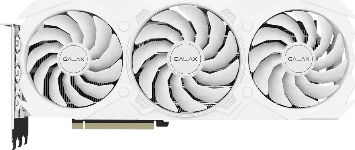 Galax NVIDIA GeForce RTX 4070 Ti EX Gamer White 1-Click OC 12 GB GDDR6X Graphics Card