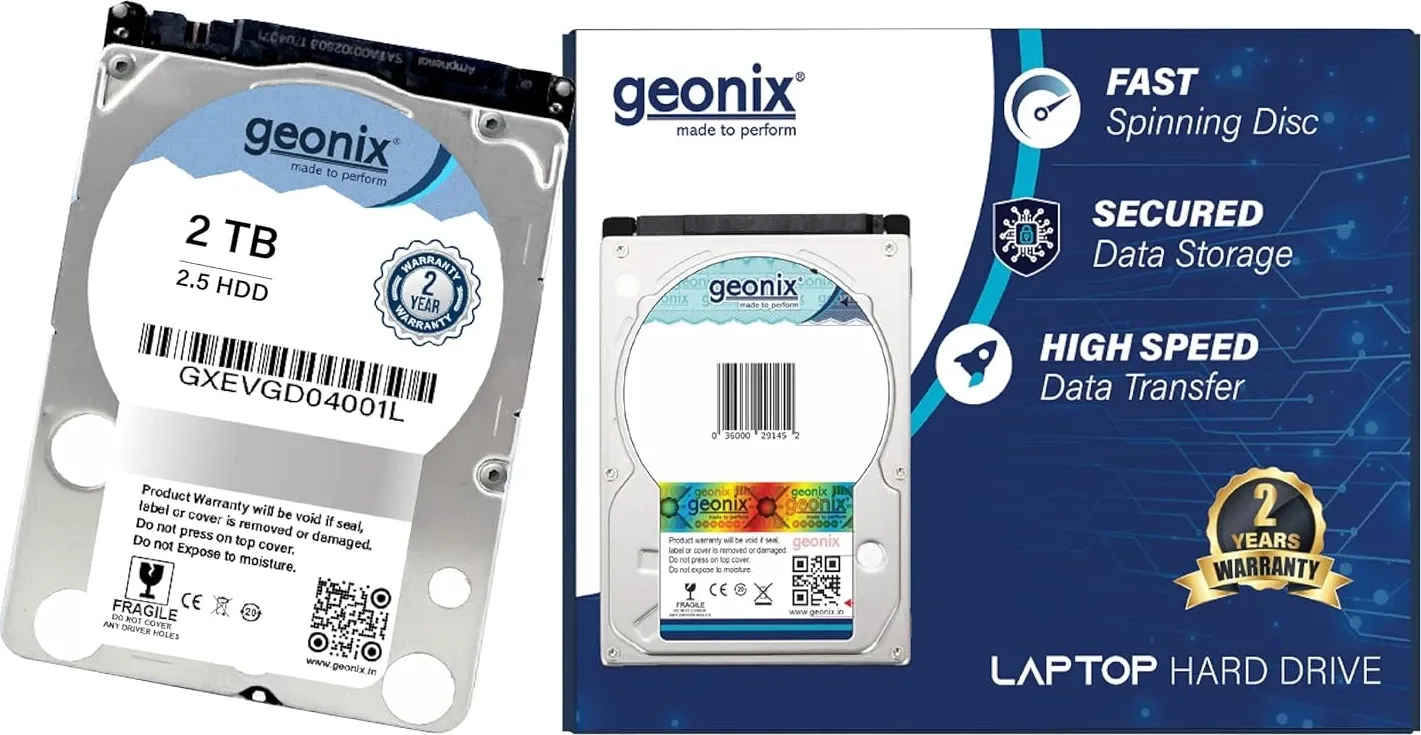 Geonix GXLHDD2TB 2TB Internal Hard Disk Drive