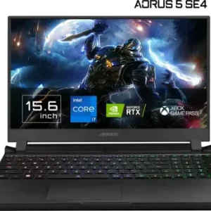 Gigabyte Aorus 5 SE4 Gaming Laptop (12th Gen Core i7/ 16GB/ Win11 Home/ 8GB Graph)