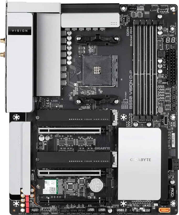 Gigabyte B550 Vision D-P Wi-Fi Motherboard