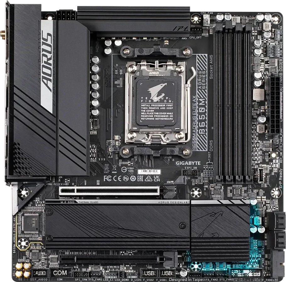 Gigabyte B650M Aorus ELITE AX Wi-Fi Motherboard