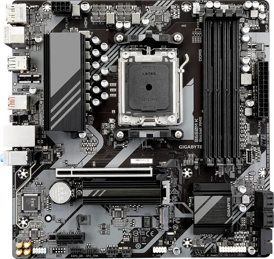 Gigabyte B650M K DDR5 Motherboard