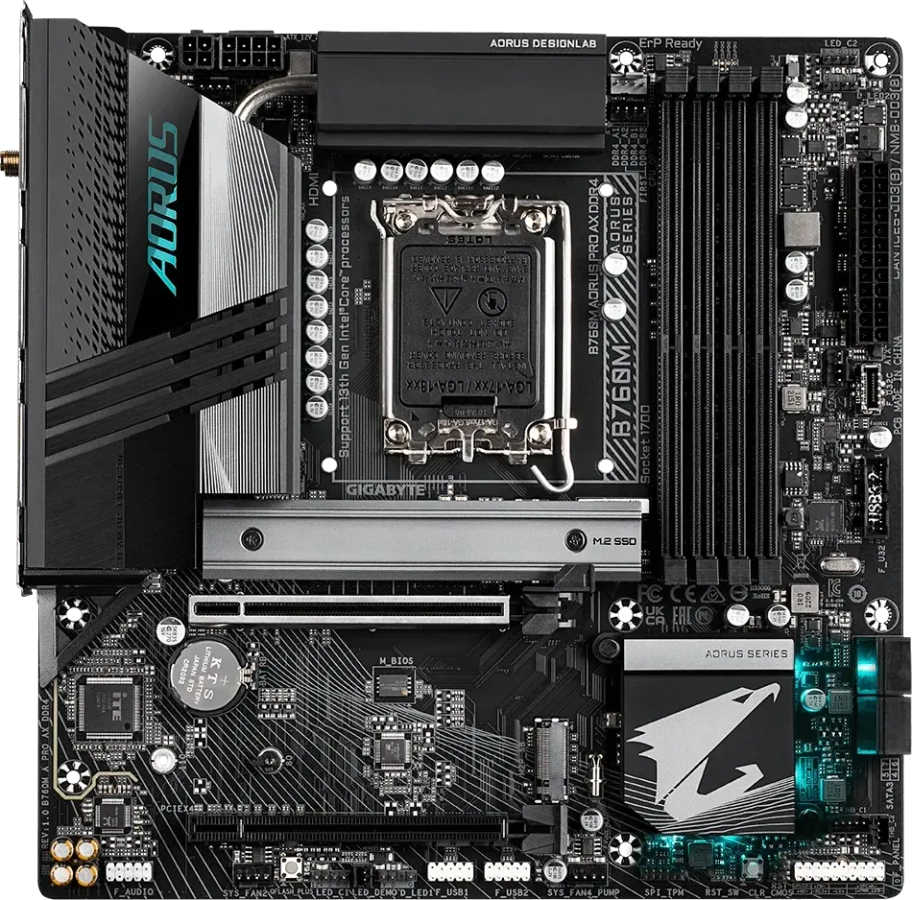 Gigabyte B760M AORUS PRO AX DDR4 Motherboard