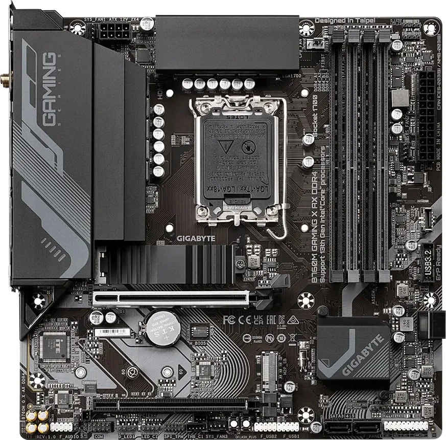 Gigabyte B760M GAMING X AX DDR4 Wi-Fi Motherboard