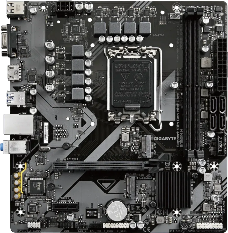 Gigabyte B760M H DDR5 Motherboard