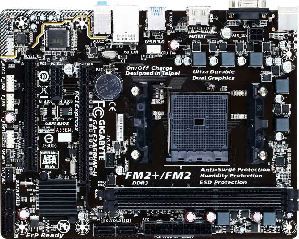 Gigabyte GA-F2A68HM-H Motherboard