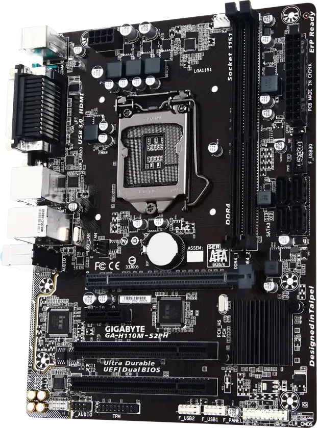 Gigabyte GA-H110M-S2PH Motherboard