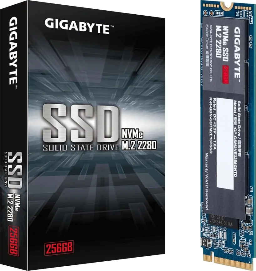 Gigabyte GP-GSM2NE3256GNTD 256GB PCIe Gen 3 Internal Solid State Drive