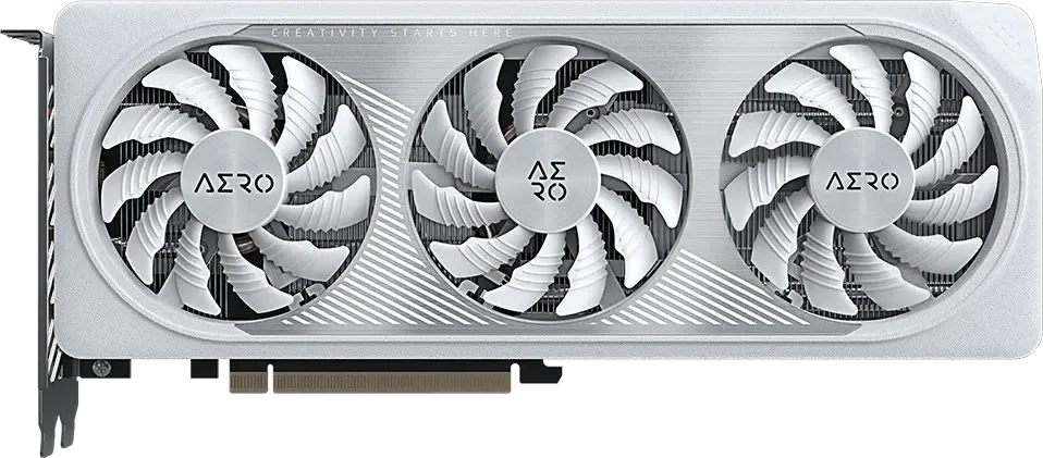 Gigabyte NVIDIA GeForce RTX 4060 AERO OC 8G 8 GB GDDR6 Graphics Card