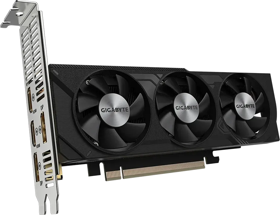 Gigabyte NVIDIA GeForce RTX 4060 OC Low Profile 8G 8 GB GDDR6 Graphics Card
