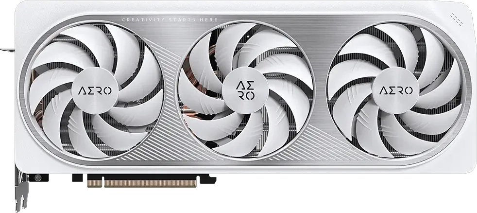 Gigabyte NVIDIA GeForce RTX 4070 Ti AERO OC 12G 12 GB GDDR6X Graphics Card