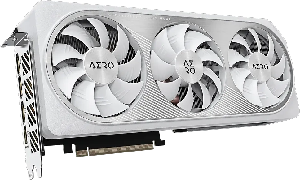 Gigabyte NVIDIA GeForce RTX 4070 Ti AERO OC V2 12G 12 GB GDDR6X Graphics Card